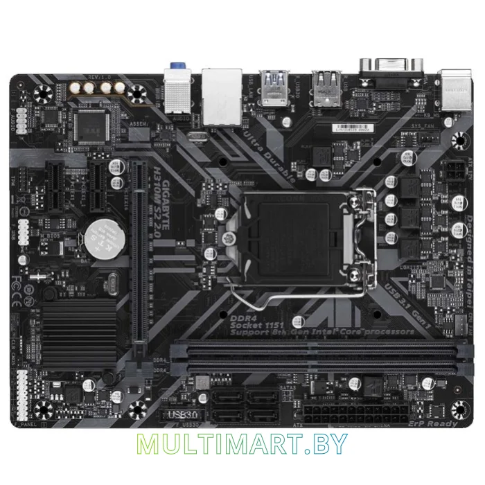 Материнская плата Gigabyte H310M S2 2.0 (rev. 1.0)